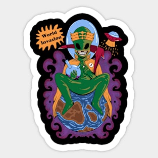 World Invasion Sticker